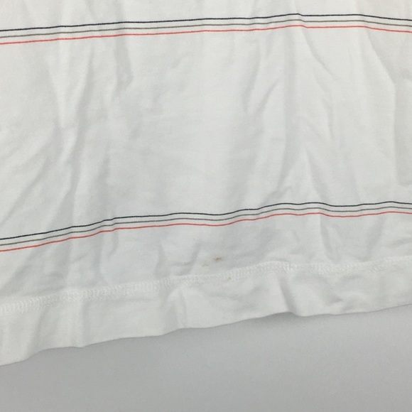 lululemon athletica White Striped Polo Shirt - Picture 7 of 8